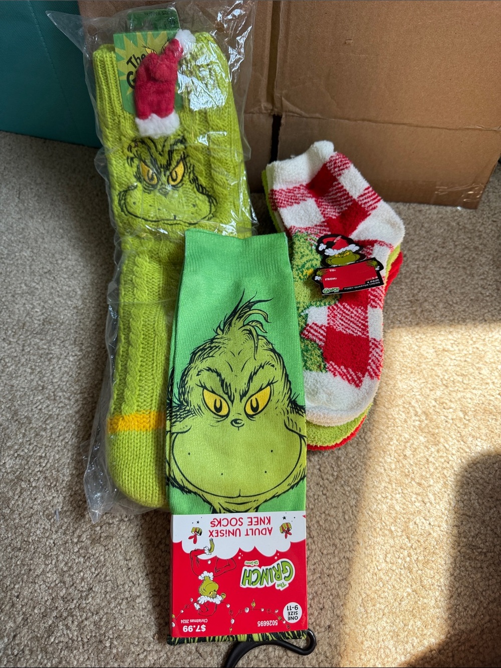 It’s the Grinch sock collection